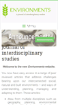 Mobile Screenshot of environmentsjournal.ca